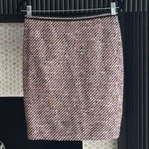 NWT Talbots 4P Tweed Skirt Chanel Style Fall Layering